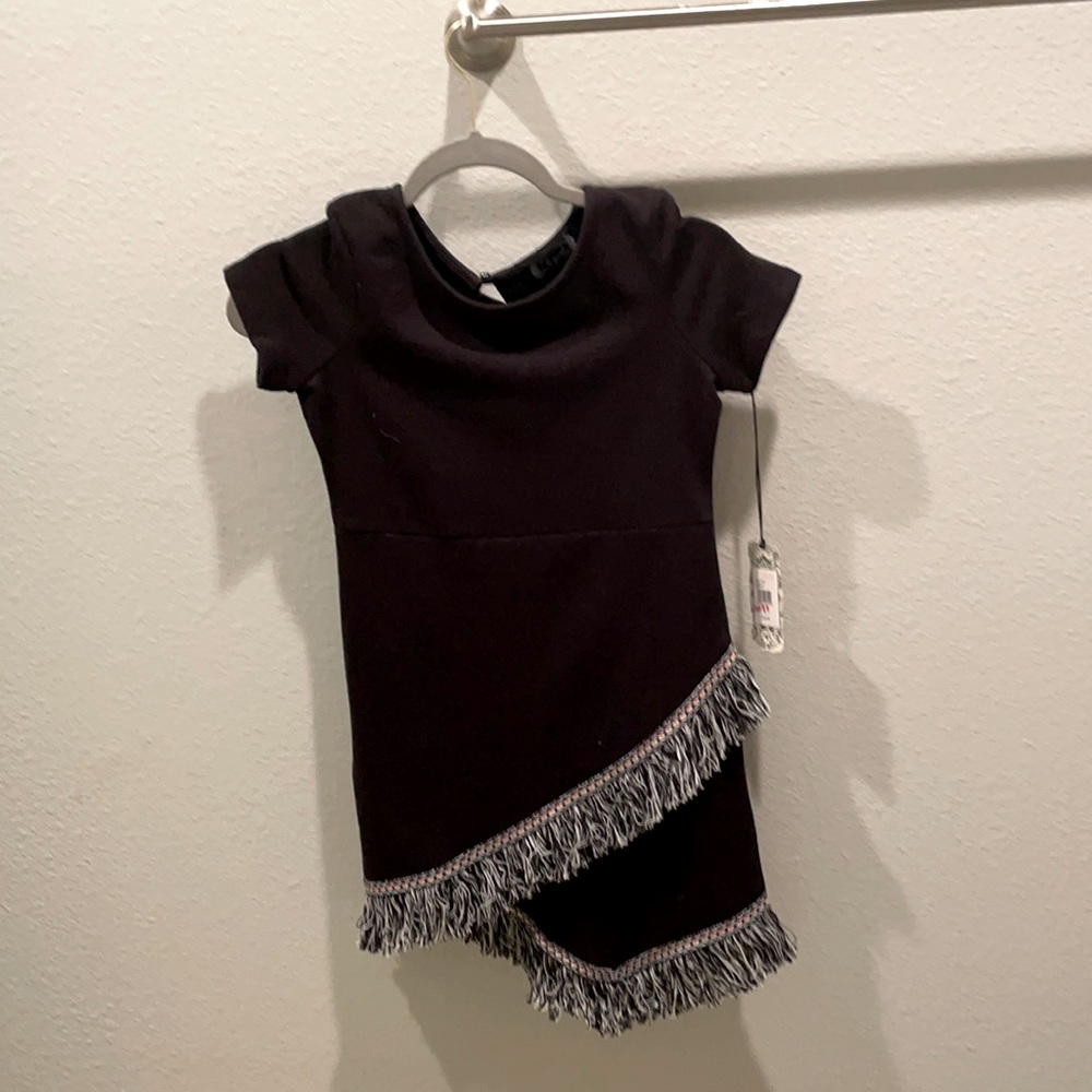 Shyanne girls black dress